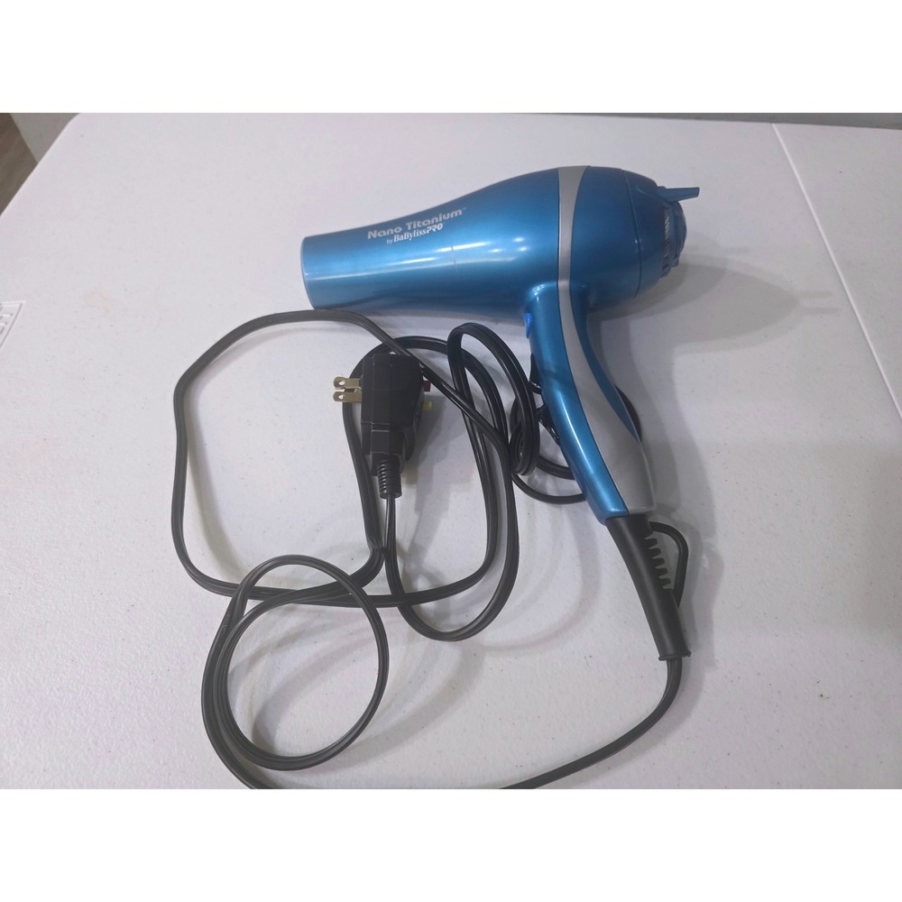 BaBylissPRO Nano Titanium Blue Professional Hair Dryer 2000W BABNT5548